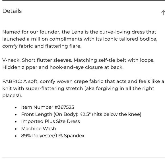 EUC Lane Bryant Dress (size 18) - Picture 8 of 8